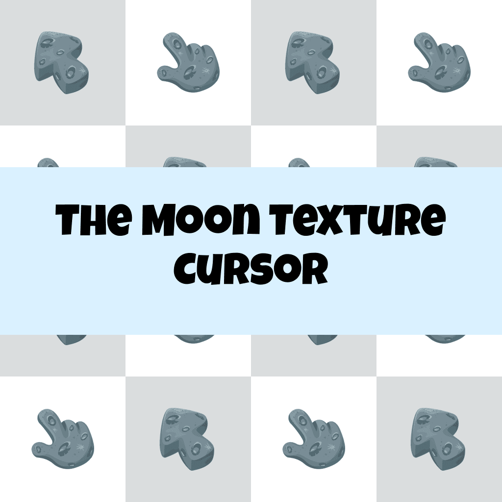 Preview The Moon Texture cursor custom cursor pack